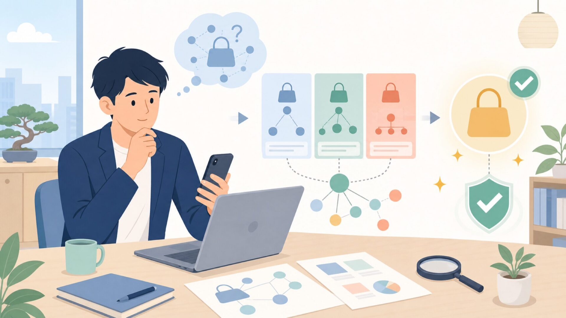 現在のKiplingはどこの企業が所有しているのかを表すイラスト