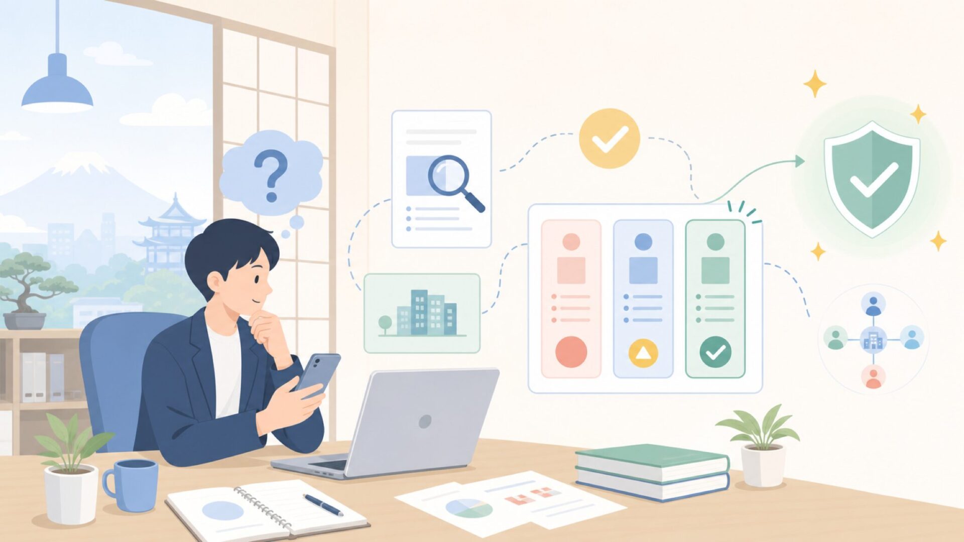MiraBoxを運営している会社の実体に迫るを表すイラスト