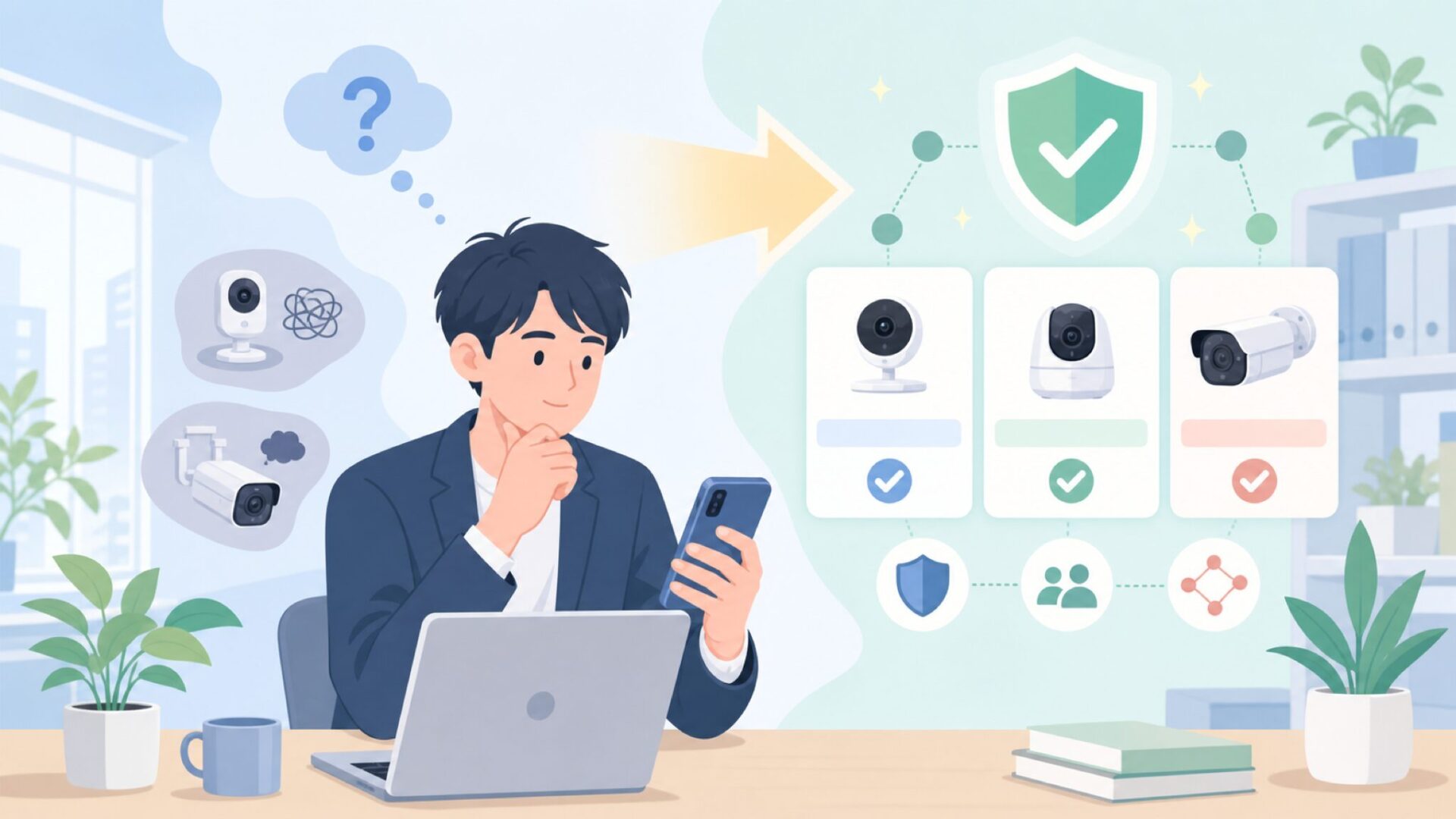 運営会社Netvueとはどんな会社かを表すイラスト