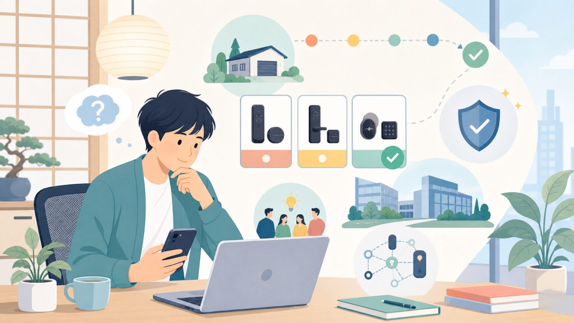 igloohomeを運営する会社の素性と設立背景を表すイラスト