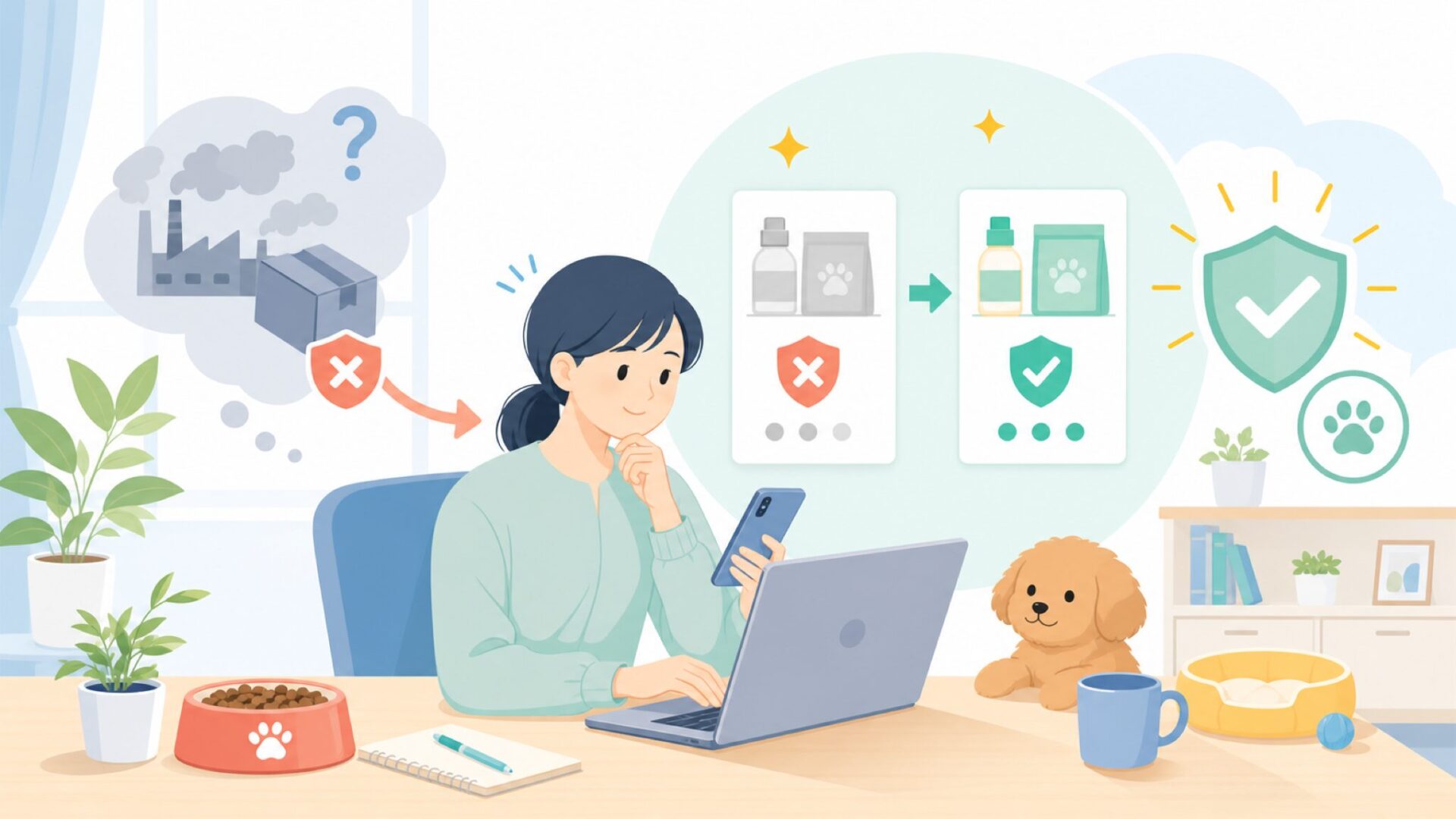 「中国製だから心配」は過去のイメージかもしれないを表すイラスト