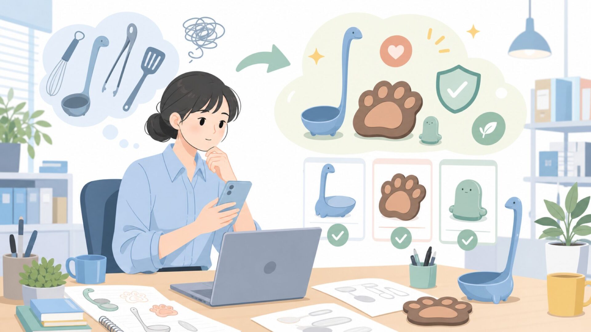 なぜこんなにかわいいの？OTOTOのデザイン哲学を表すイラスト