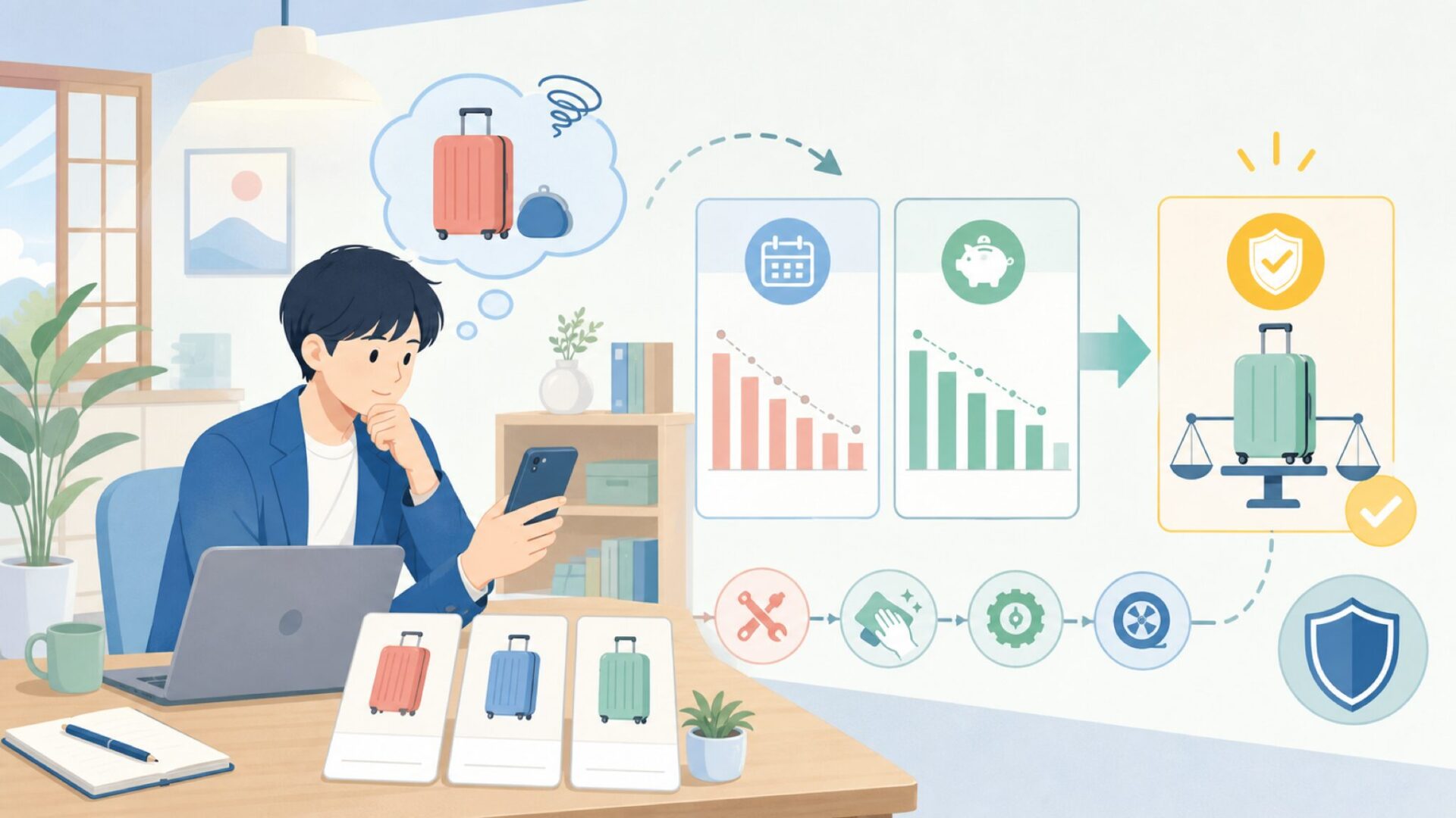 なぜ10万円超なのか──価格を「年あたりコスト」で捉え直すを表すイラスト
