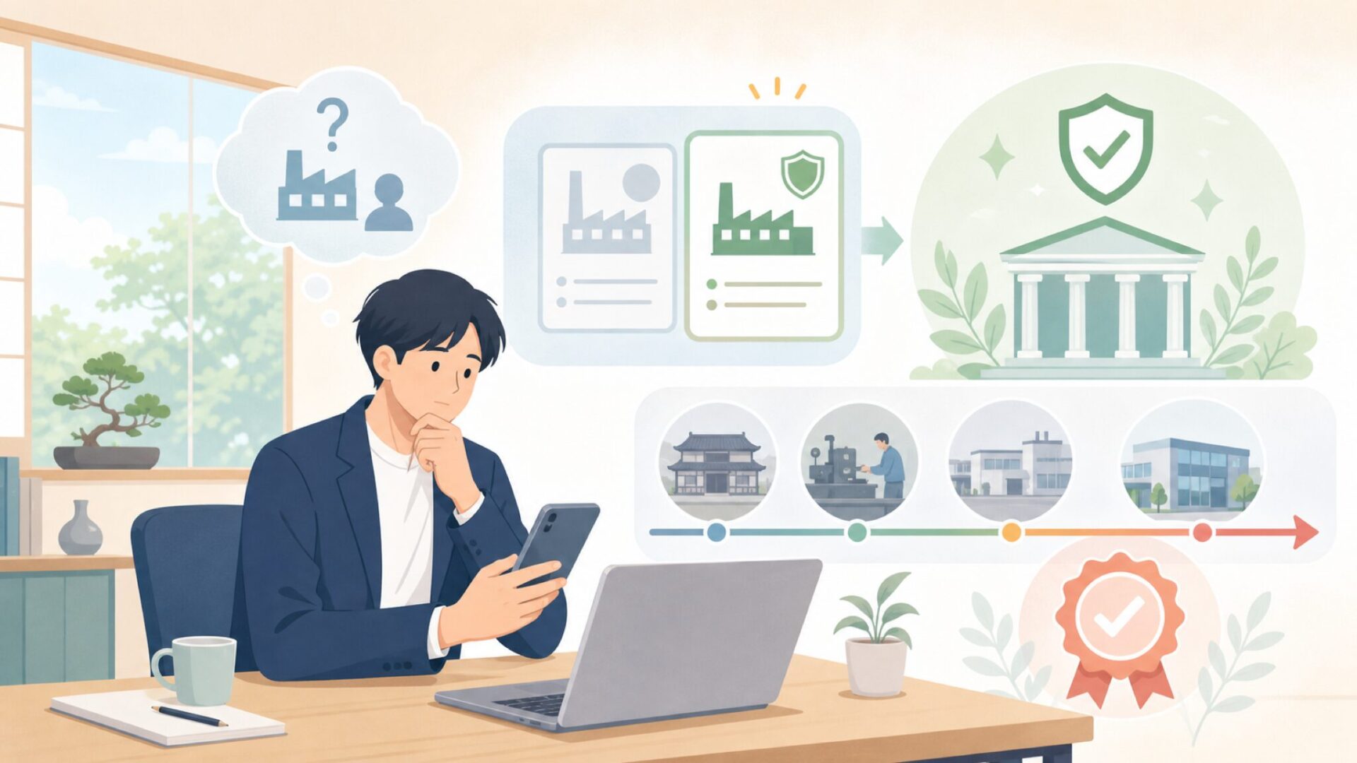 1940年代創業——Norbarの歴史が証明する信頼性を表すイラスト