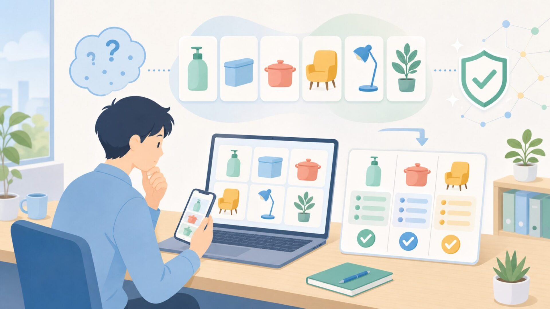 OSOTEKはどんな製品を扱っているブランドかを表すイラスト