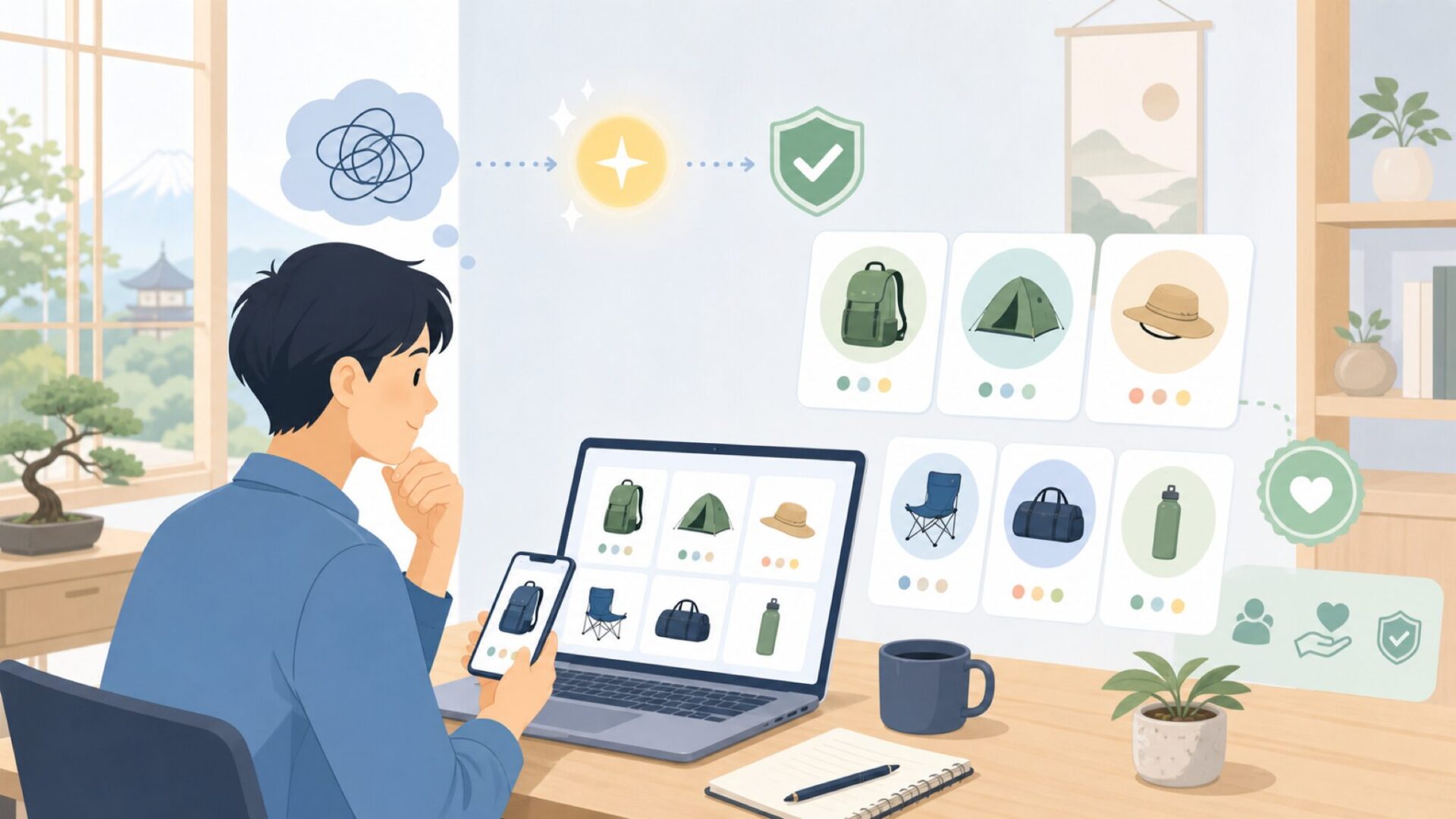 G4Freeの主要製品ラインナップと特徴を表すイラスト
