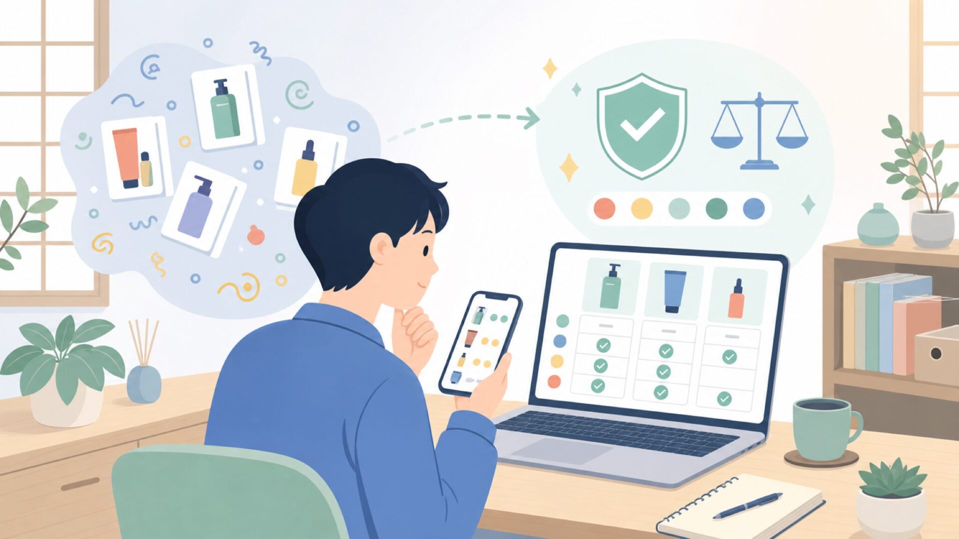 Seesiiの主力製品と実際の性能を表すイラスト