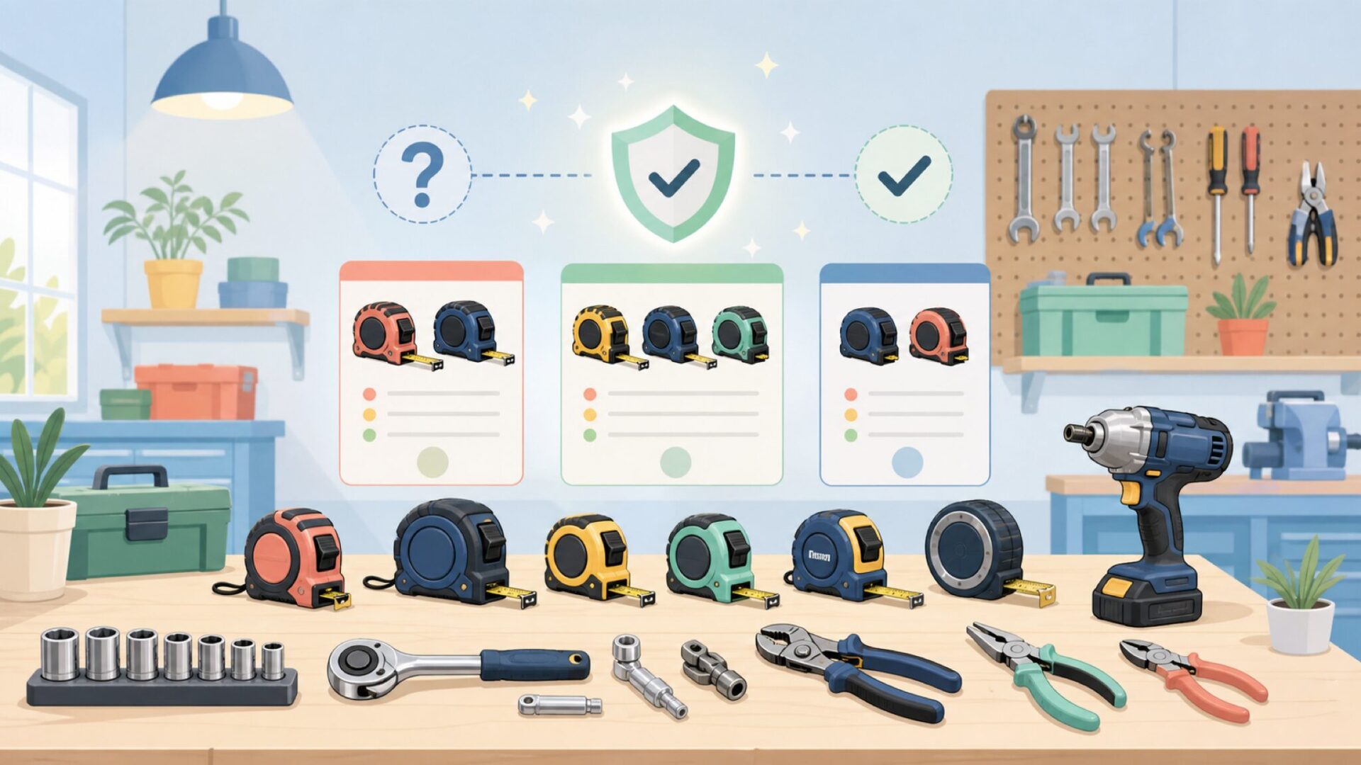 Komelonが作る製品ラインナップを表すイラスト