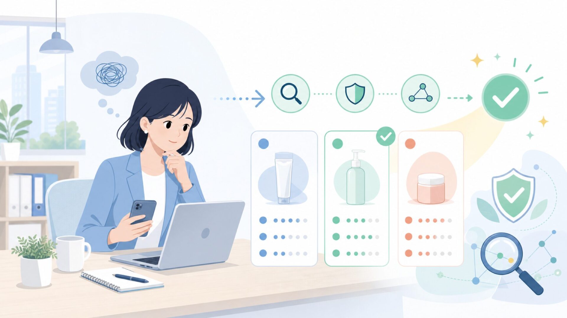 あなたのSilverlineを特定する3つの確認ステップを表すイラスト