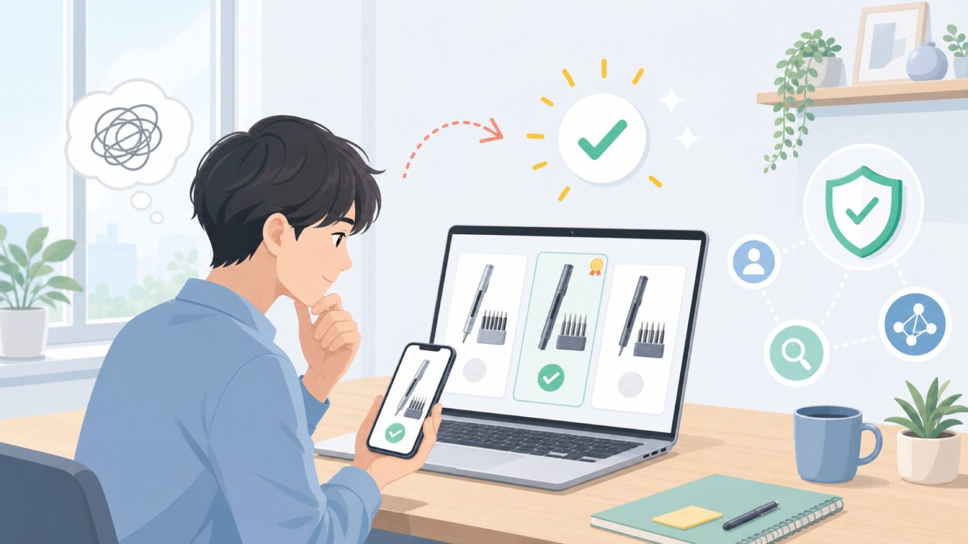代表モデル「Wowstick S1」とは何者かを表すイラスト