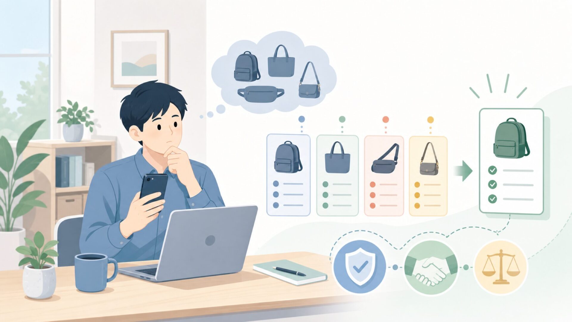 AS2OVの代表シリーズを知る——あなたに合うラインはどれかを表すイラスト