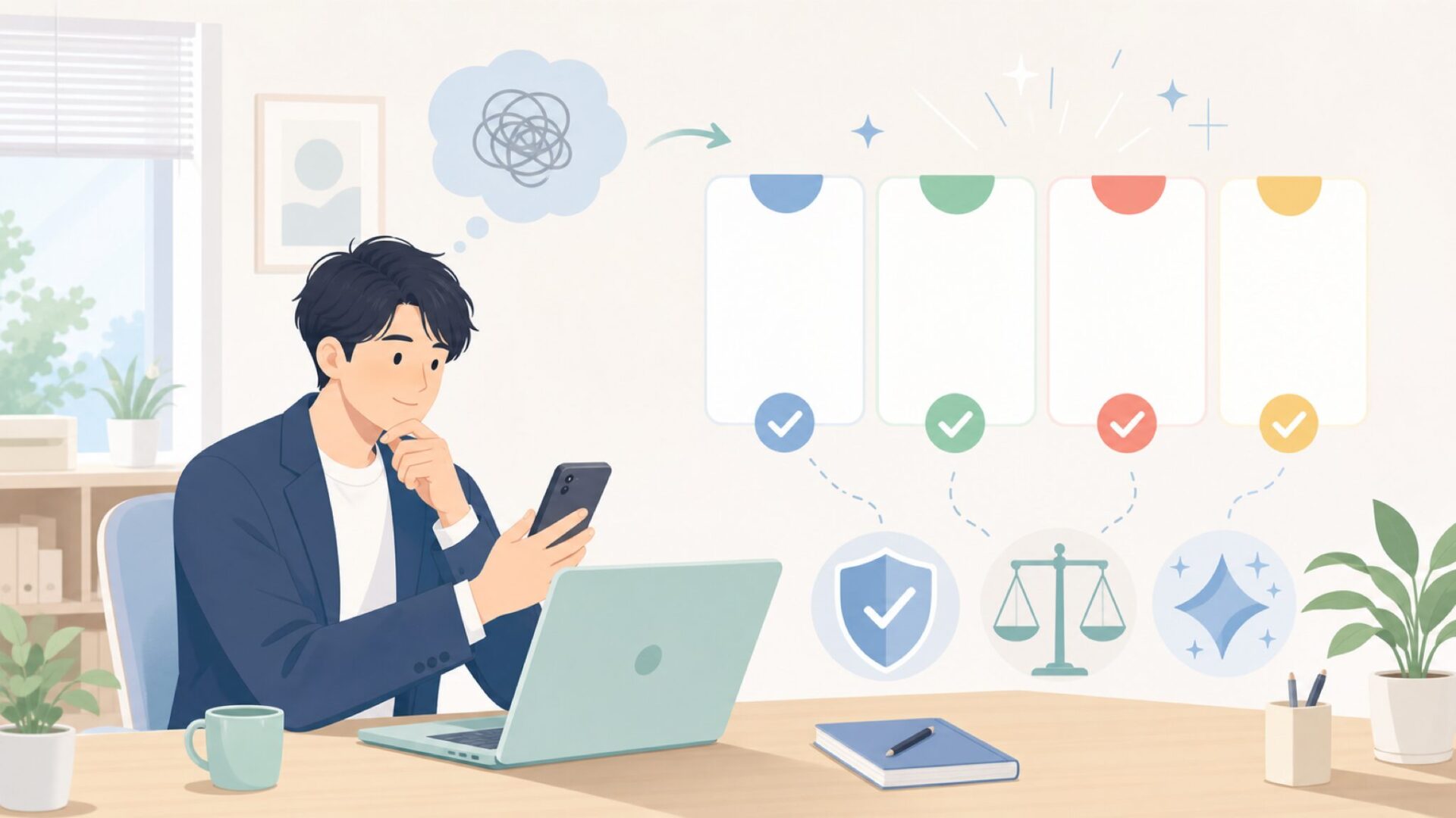 Travistarと有名ブランドの比較を表すイラスト