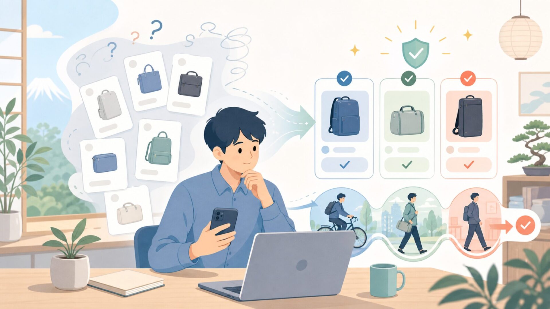 Aerのラインナップとシリーズごとのターゲットを表すイラスト
