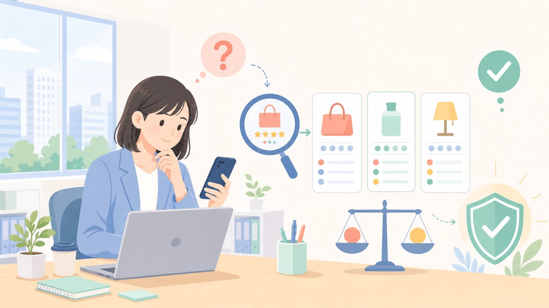 AmazonのFochaiレビューは信頼できるのかを表すイラスト