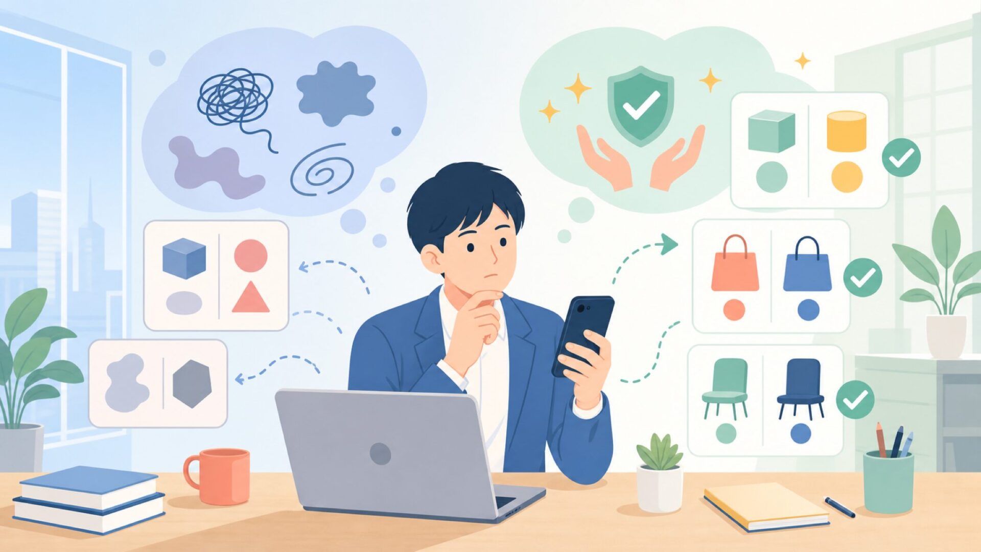 直訳すると変に聞こえる？日本語発想の英語が引き起こす誤解を表すイラスト