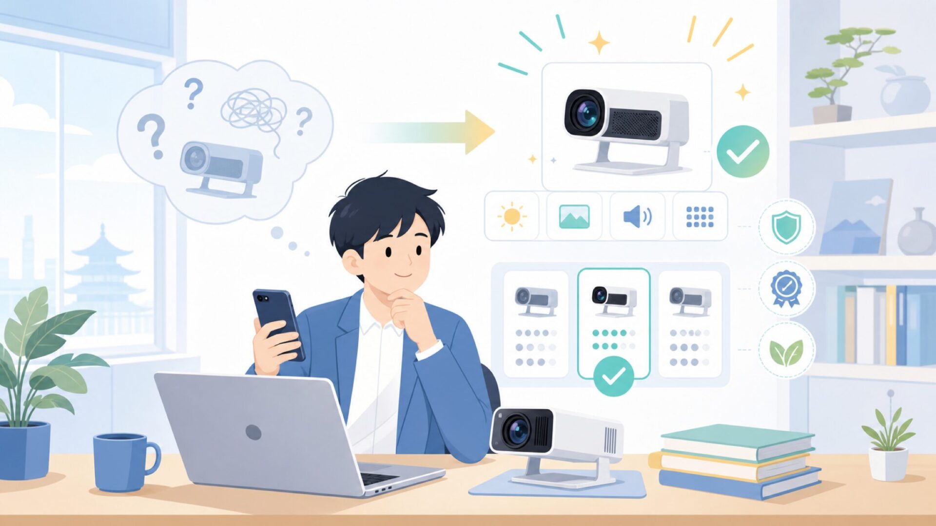 Magcubic主力機「Magcubicjp PRO」で分かる本当の実力を表すイラスト
