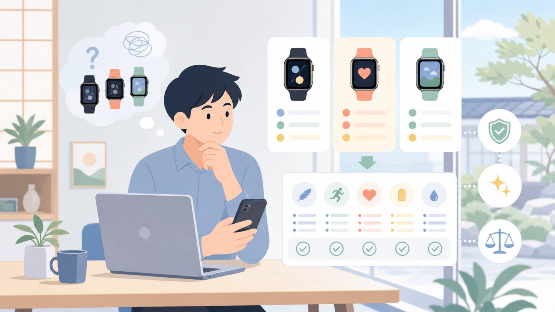KOSPETの製品ラインナップと実際の使い勝手を表すイラスト
