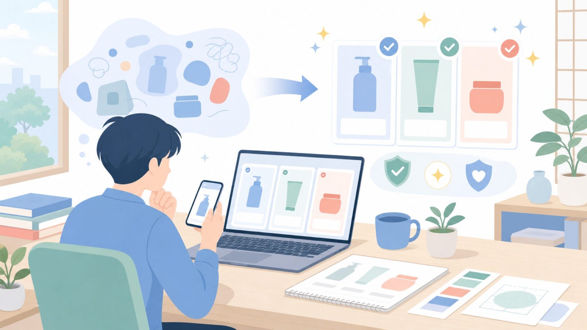 Dreubeaのブランドコンセプトとデザインの世界観を表すイラスト