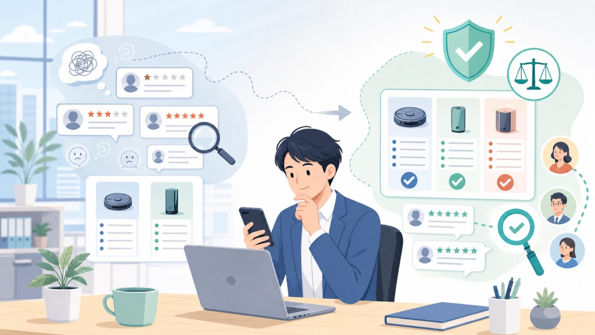 IIWEYの評判・口コミから見える本当の実力を表すイラスト