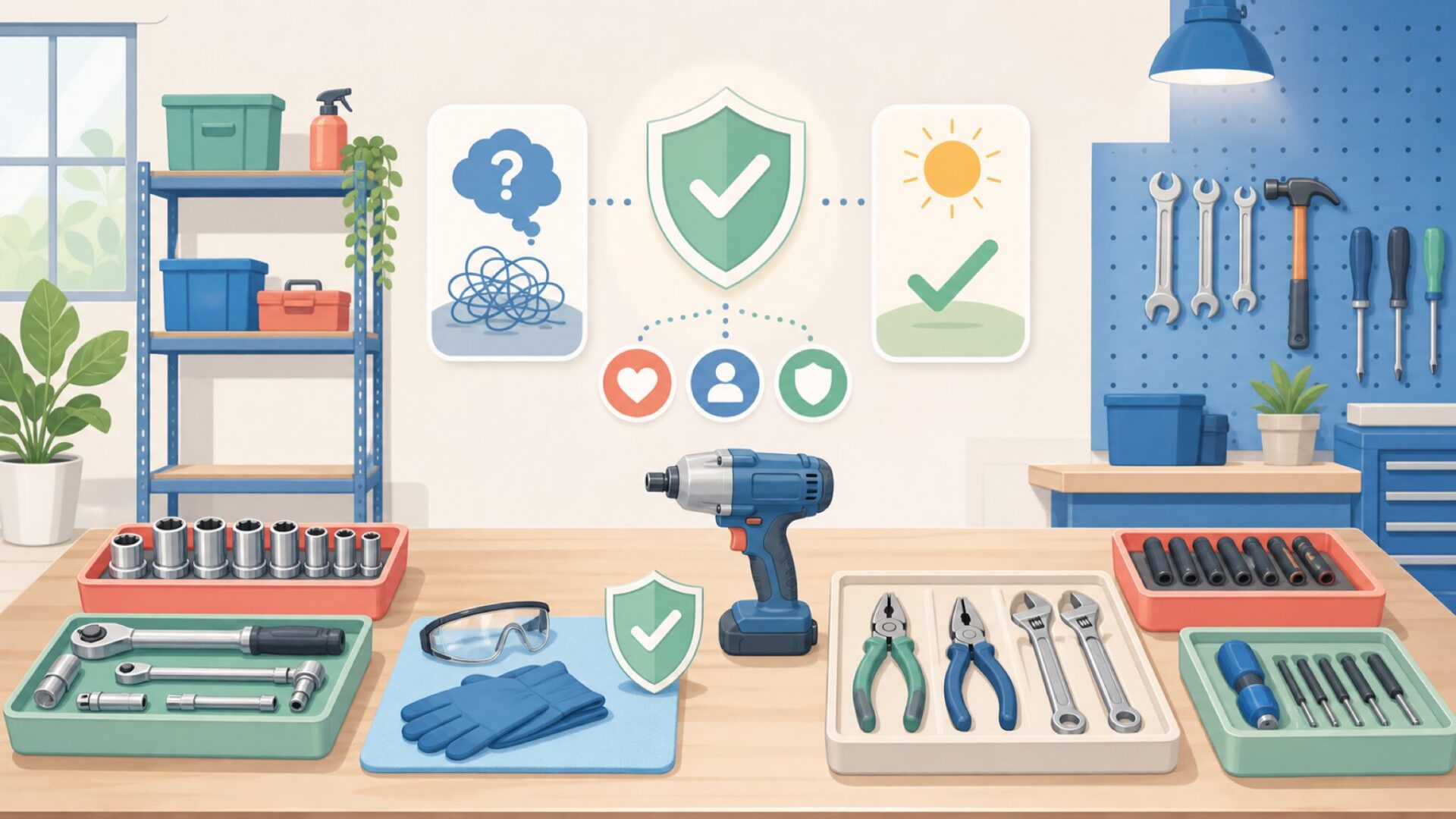 機密情報を預ける前に押さえる安全運用のポイントを表すイラスト