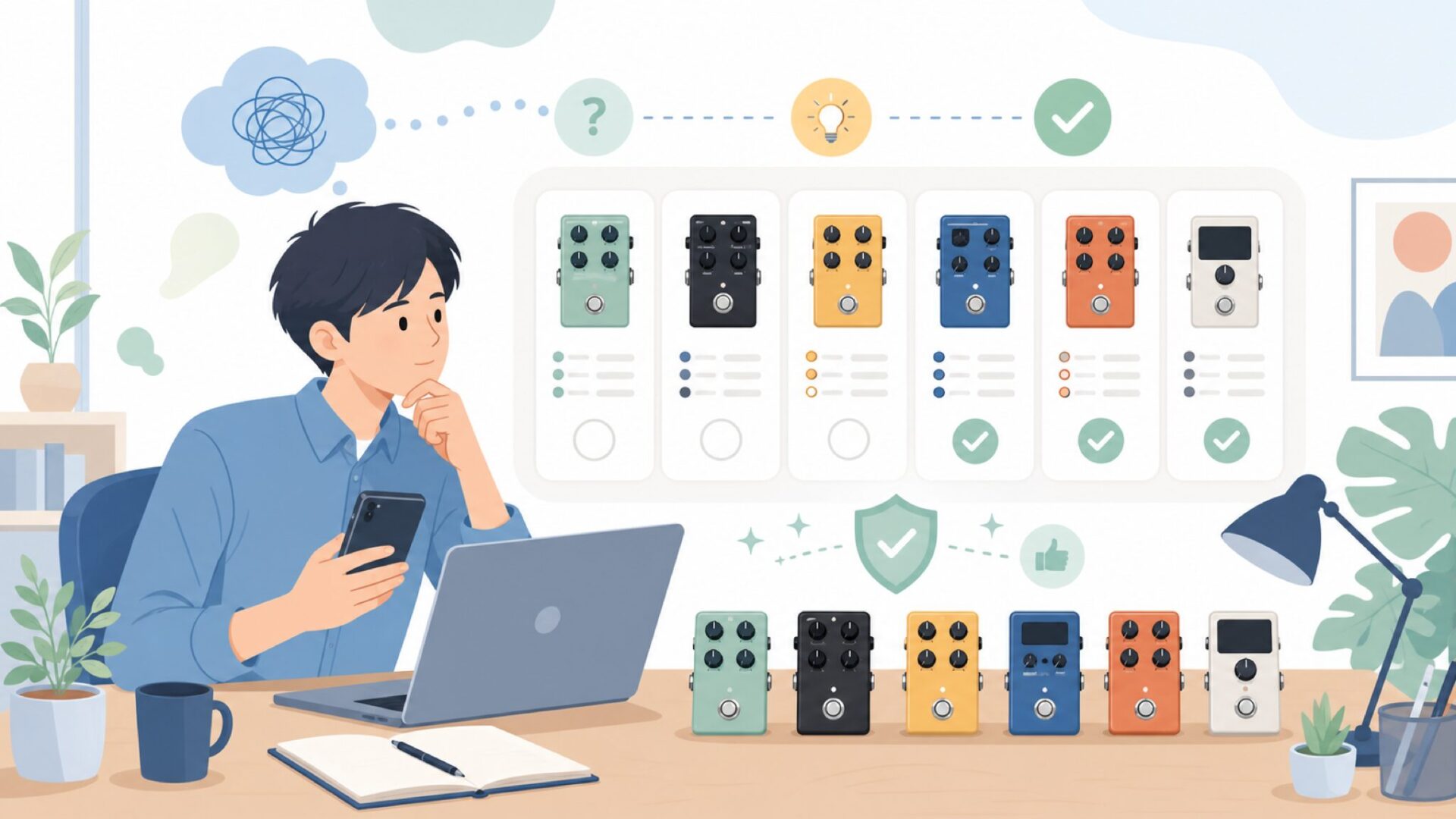 Valetonの製品ラインナップ — GP-50以外も知っておくを表すイラスト