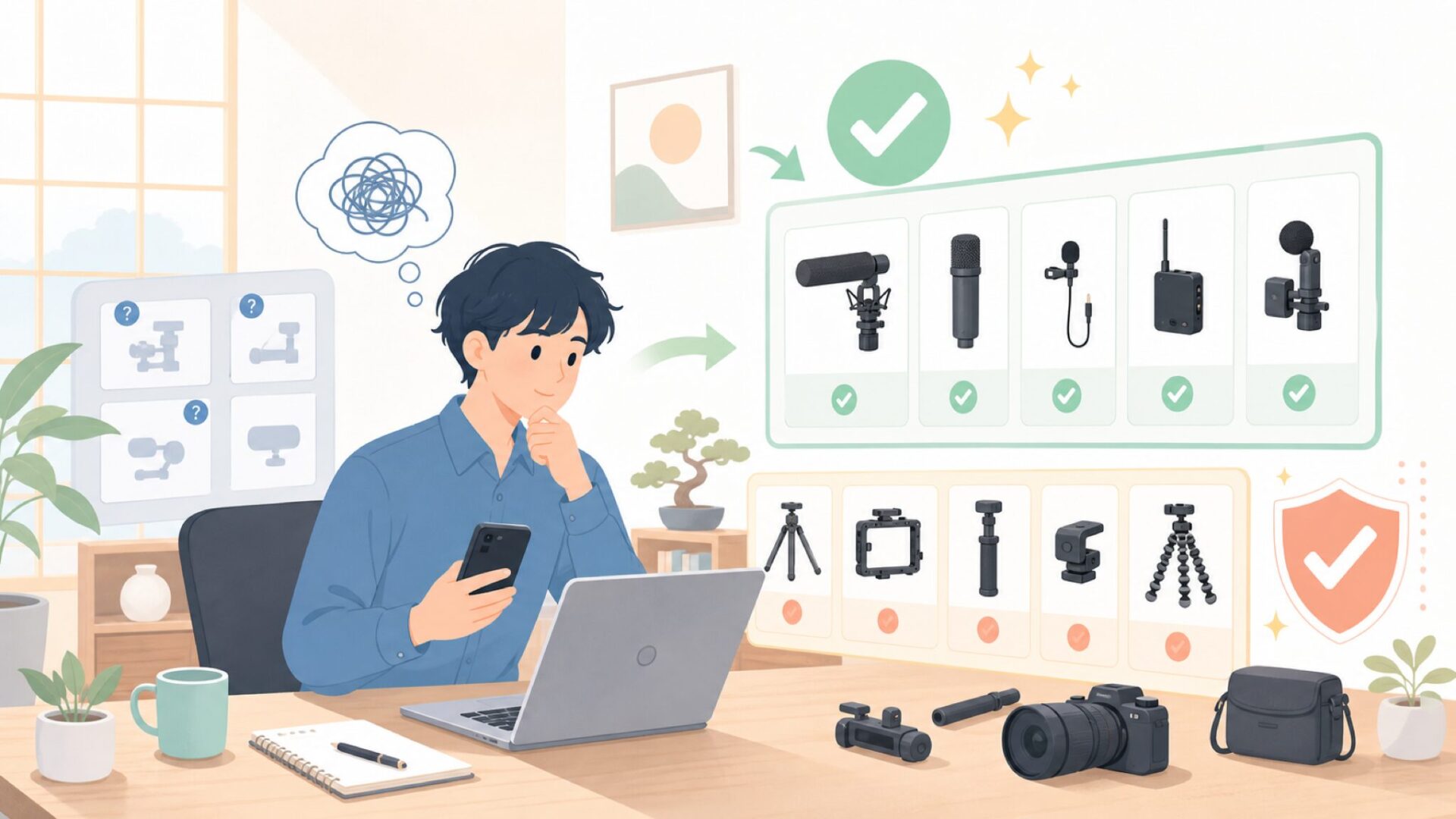 Deityの主力製品ラインナップ完全ガイドを表すイラスト