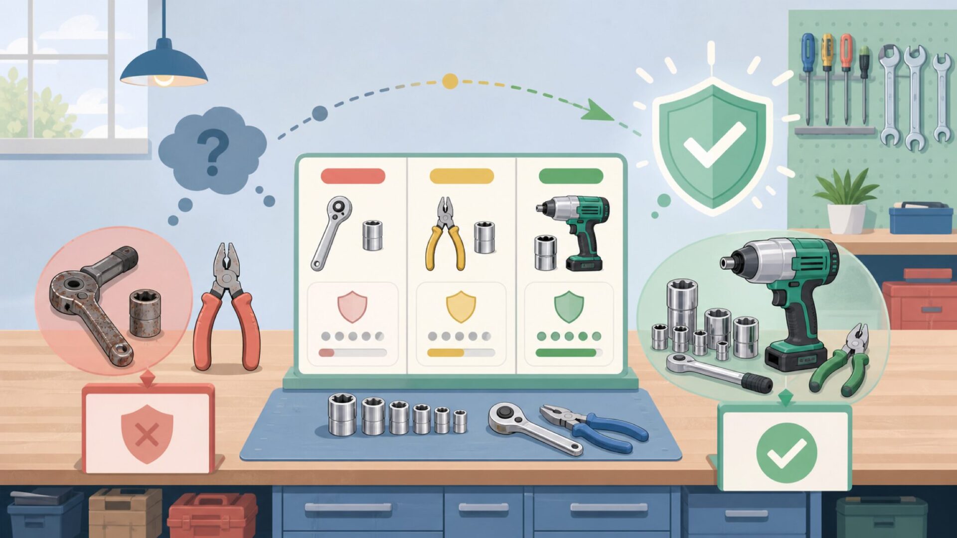 Laser Toolsの価格帯とコストパフォーマンスを表すイラスト