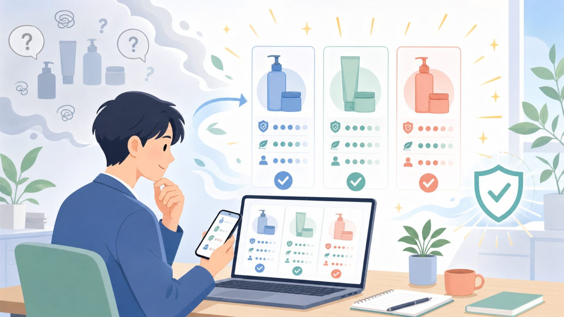同カテゴリ類似ブランドとの比較：LISEN・ACMEZING・AINOPEはどこの国？を表すイラスト