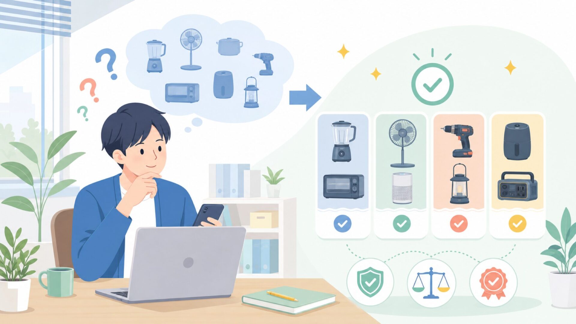 Ginourの主力製品ラインナップを紹介を表すイラスト