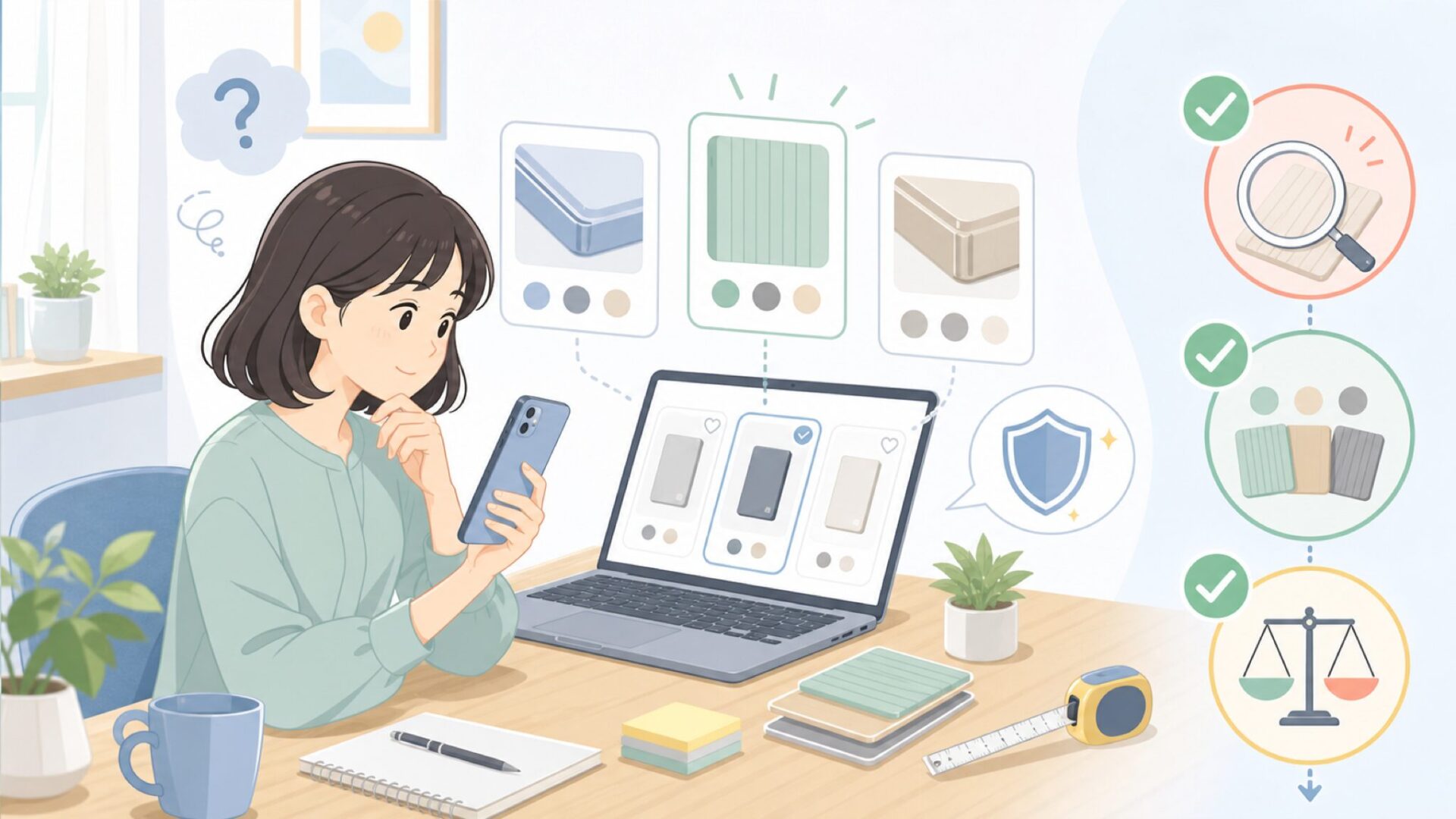 失敗しないTransitGateの選び方——3つのチェックポイントを表すイラスト