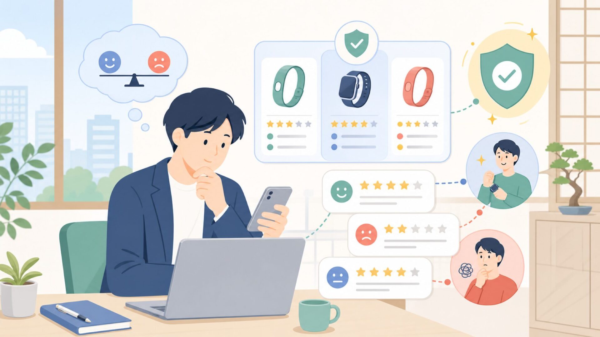 Sifelyの評判・口コミからわかる実力を表すイラスト