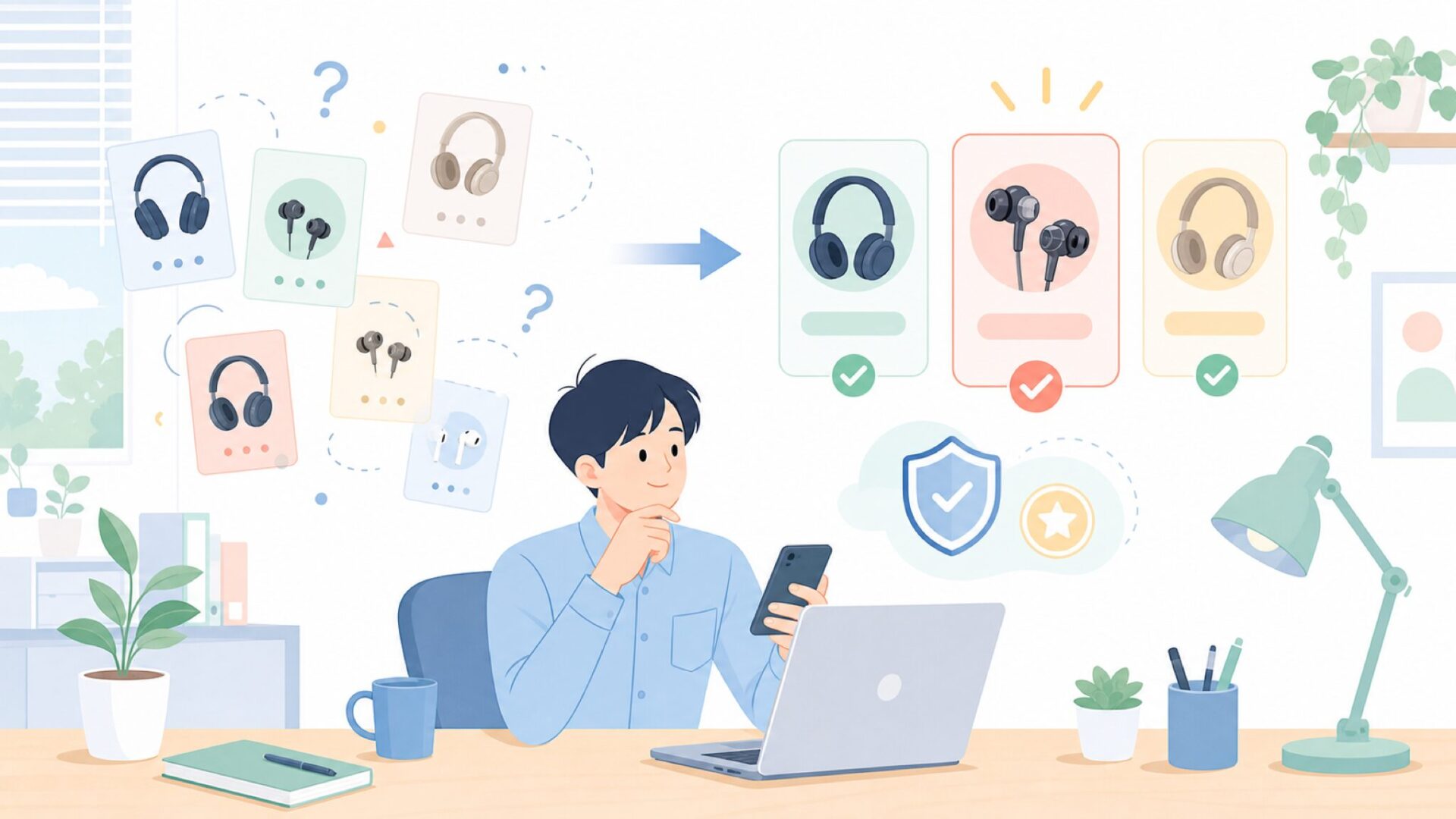 欧米・アジア勢の中でのEarStudioの立ち位置を表すイラスト