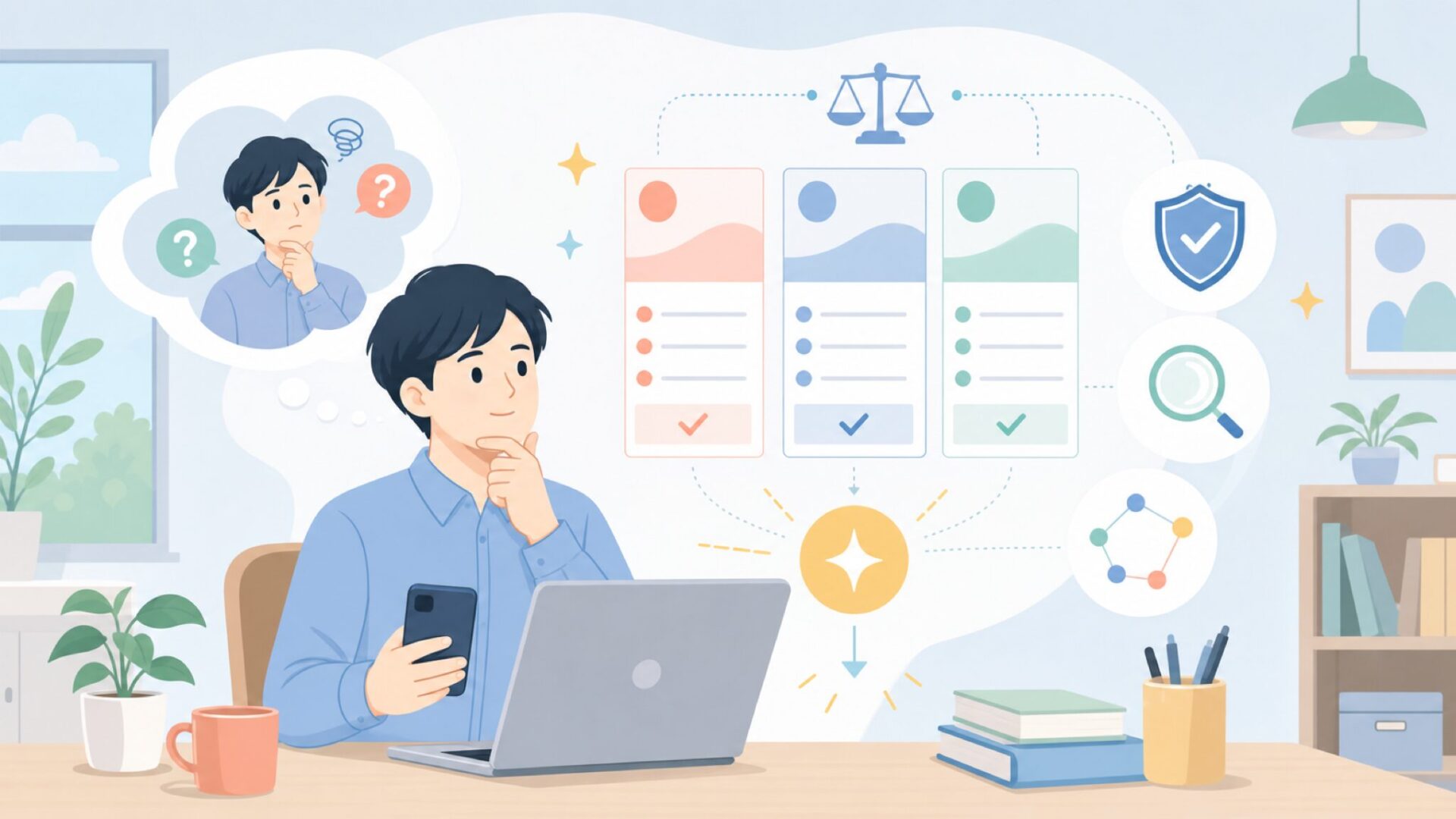 Westmarkを購入する前に知っておきたいポイントを表すイラスト