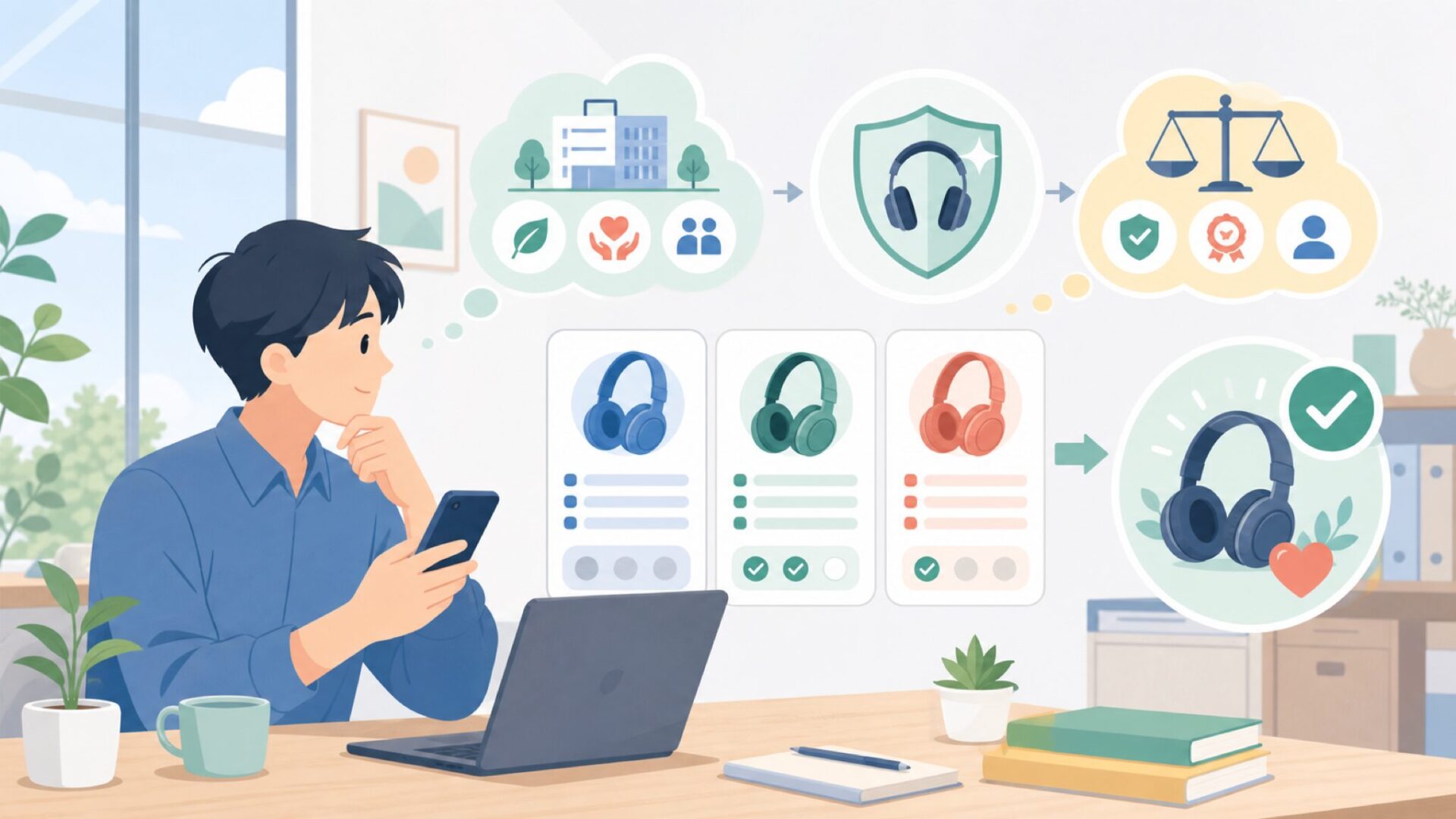 Clarity Audioを買って大丈夫か？判断基準と同価格帯の代替候補を表すイラスト