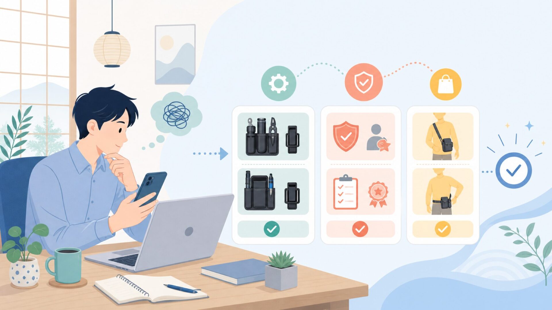 DiamondbackとHolsteryなど類似ブランドの違いを表すイラスト