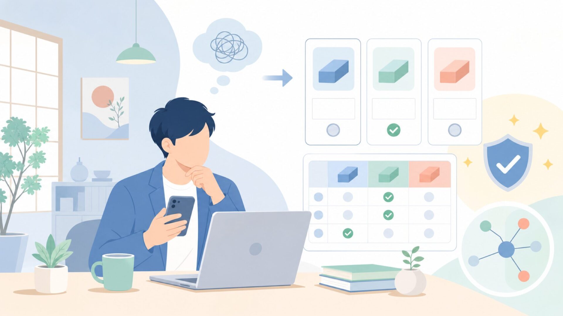 競合ブランドと比べたDormerの立ち位置を表すイラスト