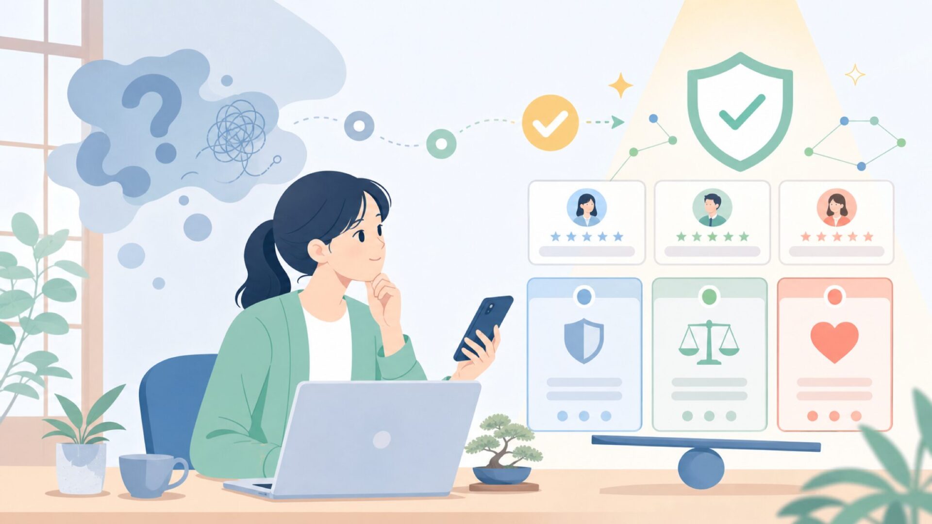 Securaの評判・口コミから見える本当の実力を表すイラスト