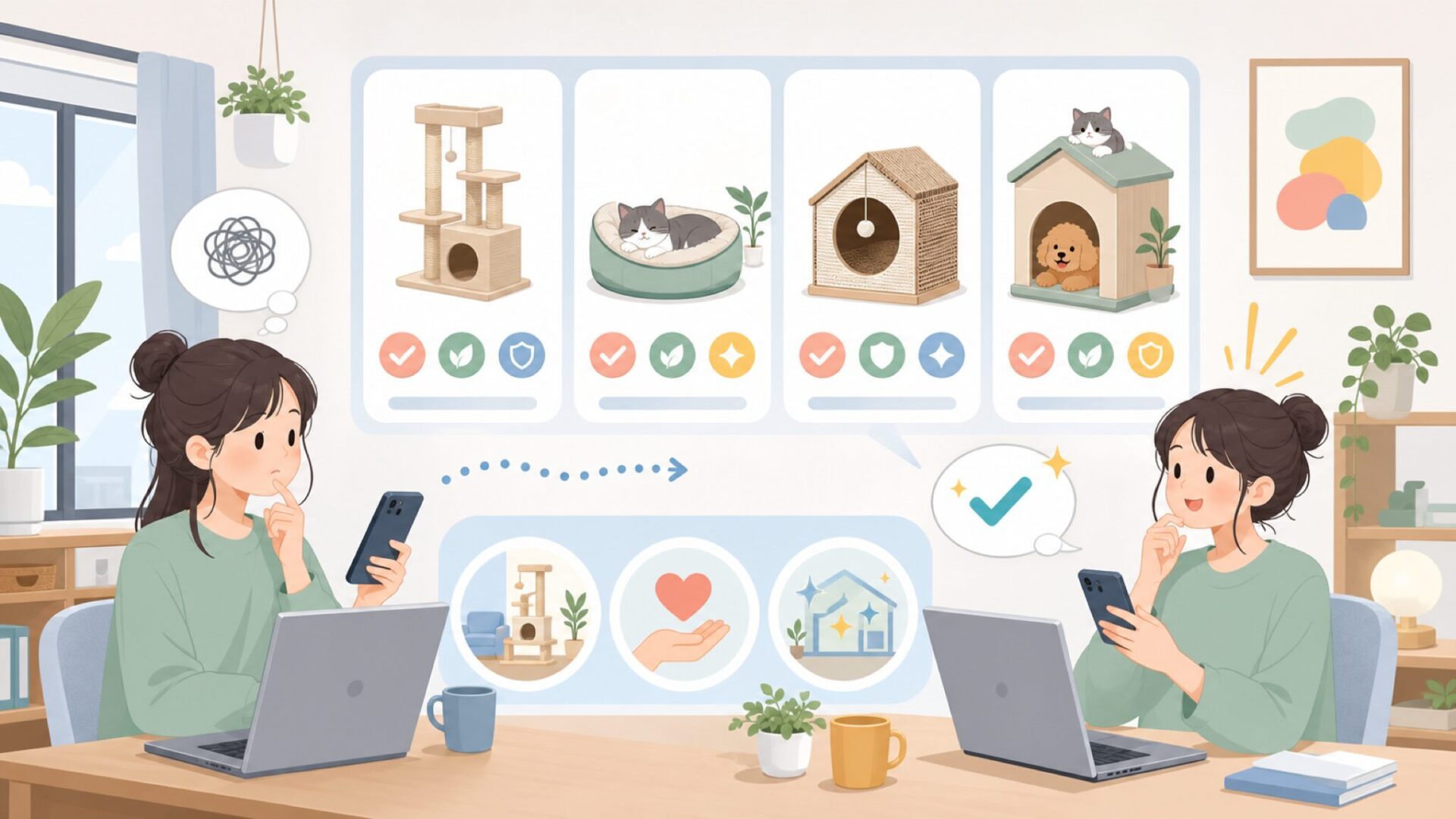PAWZ Roadの主力製品ラインナップと特徴を表すイラスト