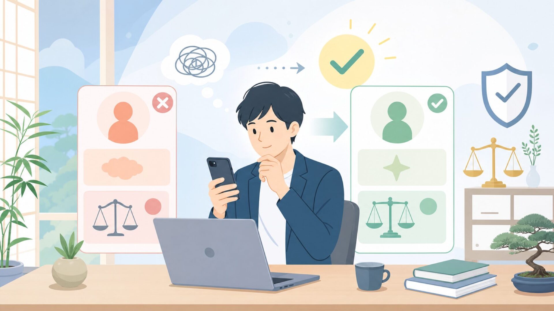 Mancroを選ぶべき人・避けた方がいい人を表すイラスト
