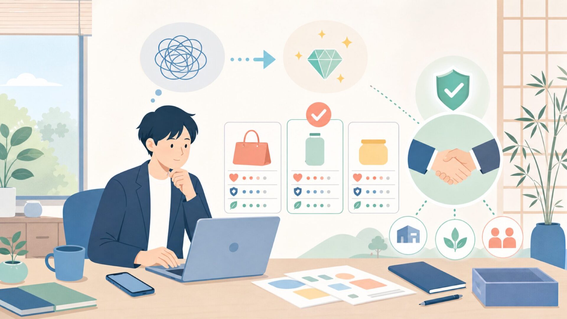 カーハートやsacaiとのコラボが証明するブランドの格を表すイラスト