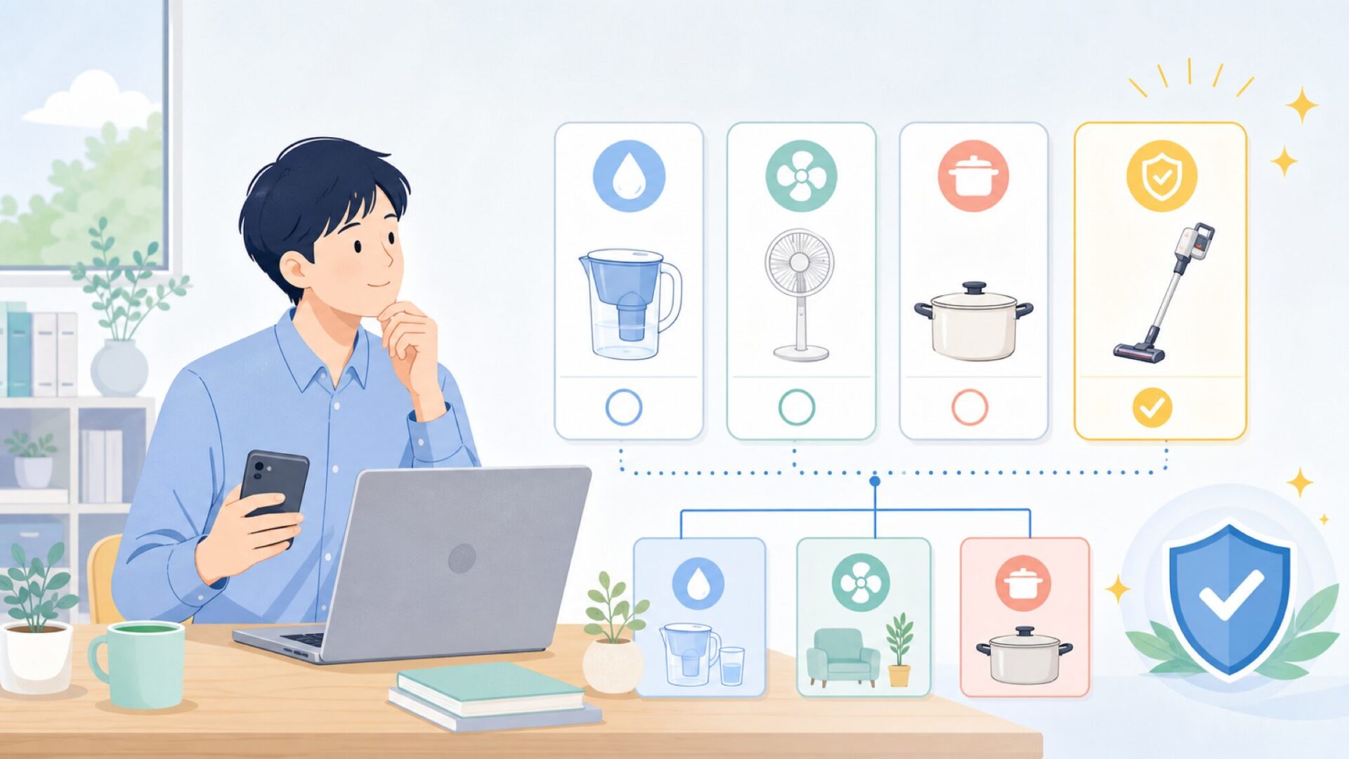 NOMATICの代表的な製品ラインナップを表すイラスト
