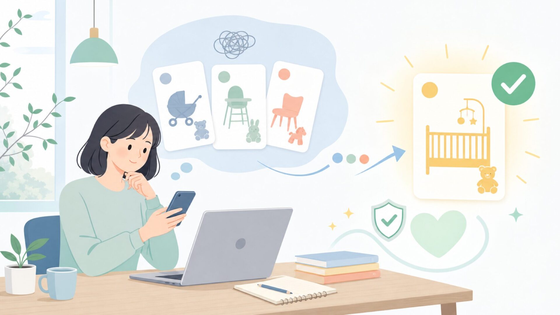 日本でのLIEWOOD購入ガイドを表すイラスト