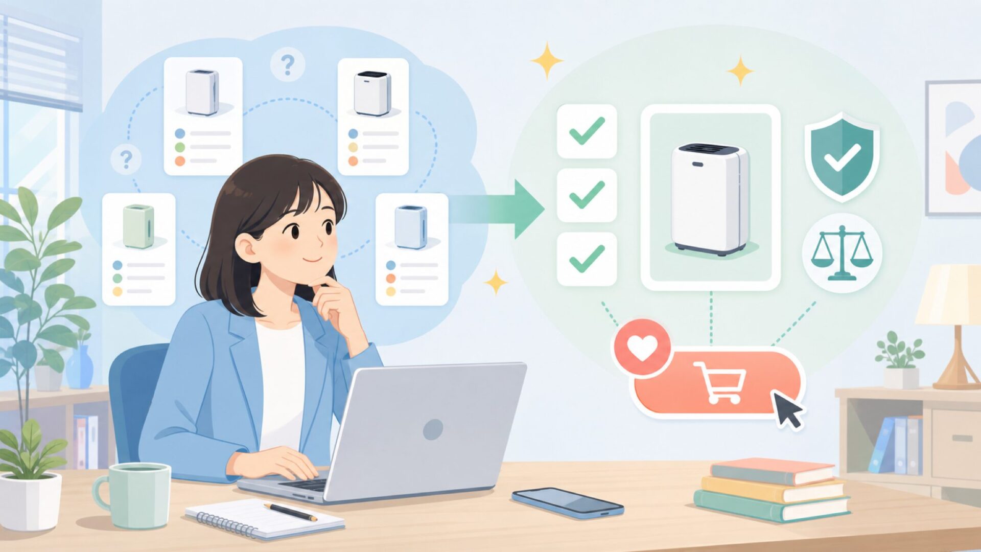 MOOKAを買う前に知っておきたい実践情報を表すイラスト