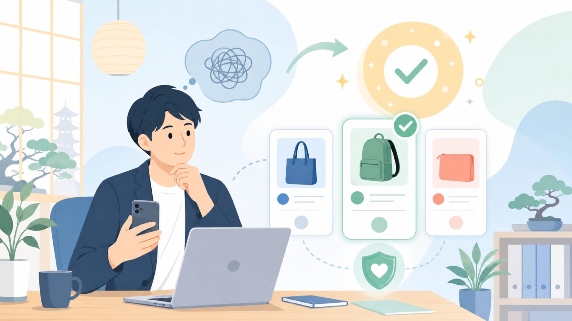 Speraxはどんな人におすすめ?購入判断の決め手を表すイラスト