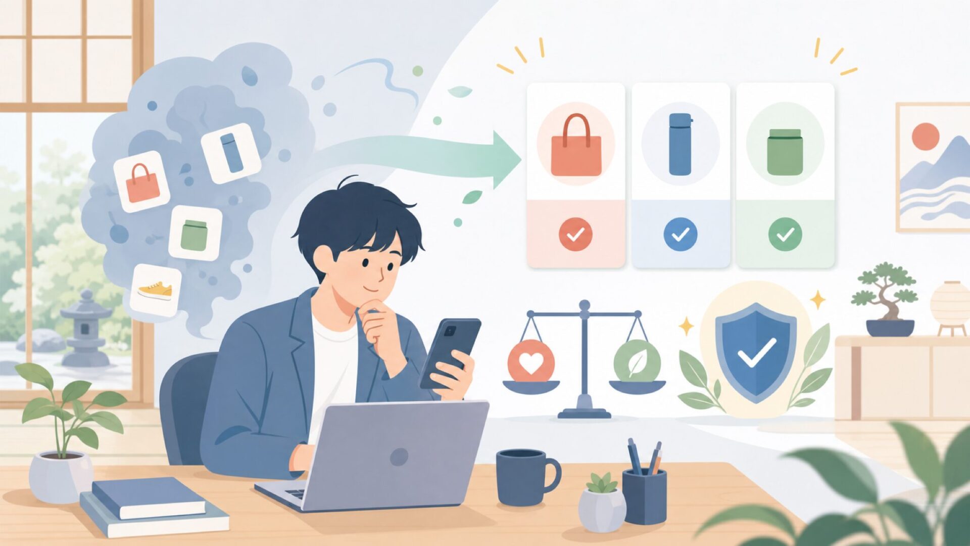 こんな人にDripexはおすすめ／ここは注意したい人を表すイラスト