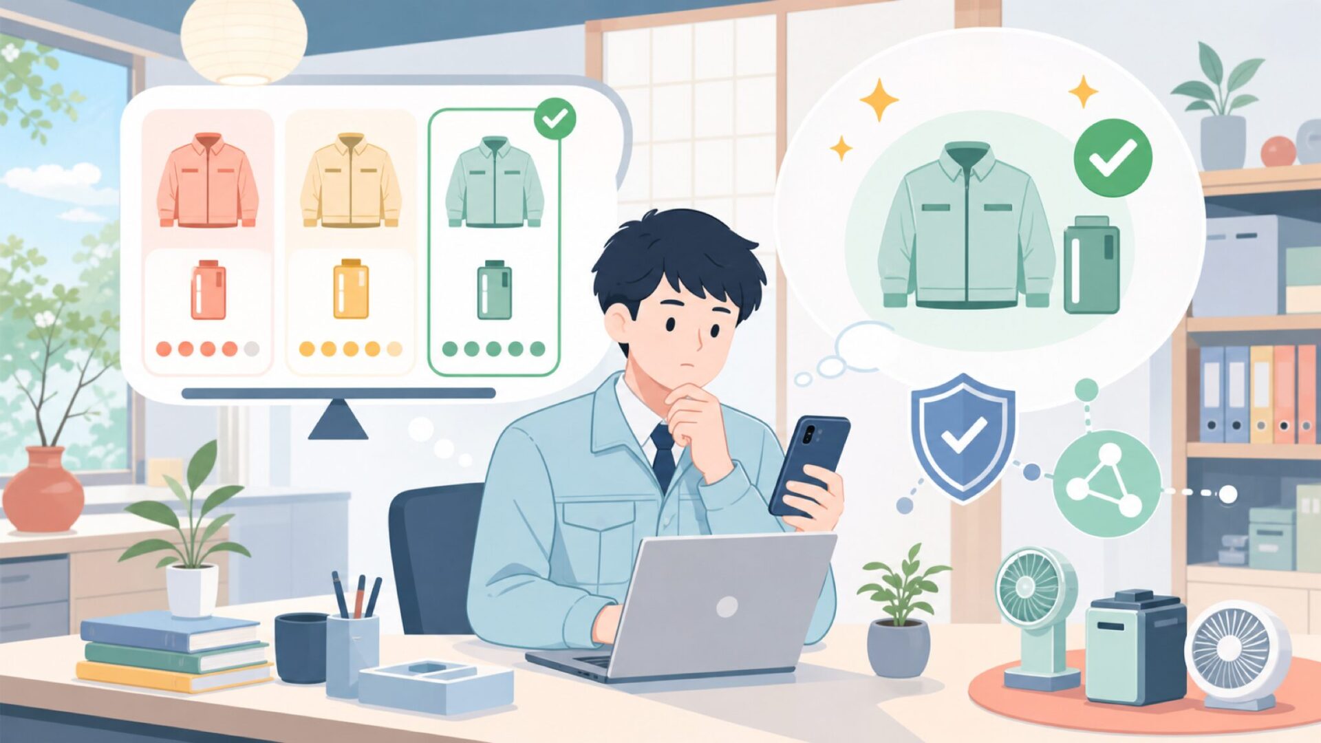 KLIFEと同価格帯ブランドを比較｜選ぶ妥当性と代替候補を表すイラスト