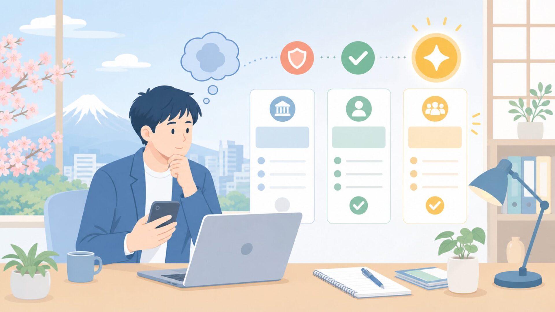 日本でWESCOを入手する方法を表すイラスト