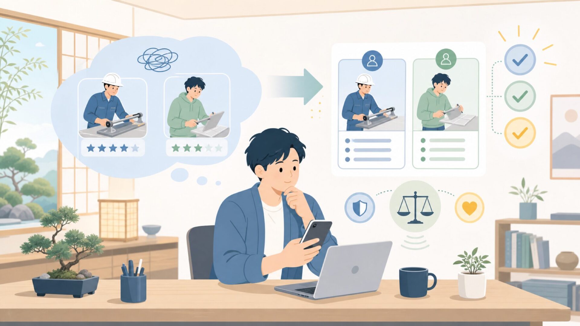 Montolitはプロ・DIYでどう評価されている？を表すイラスト