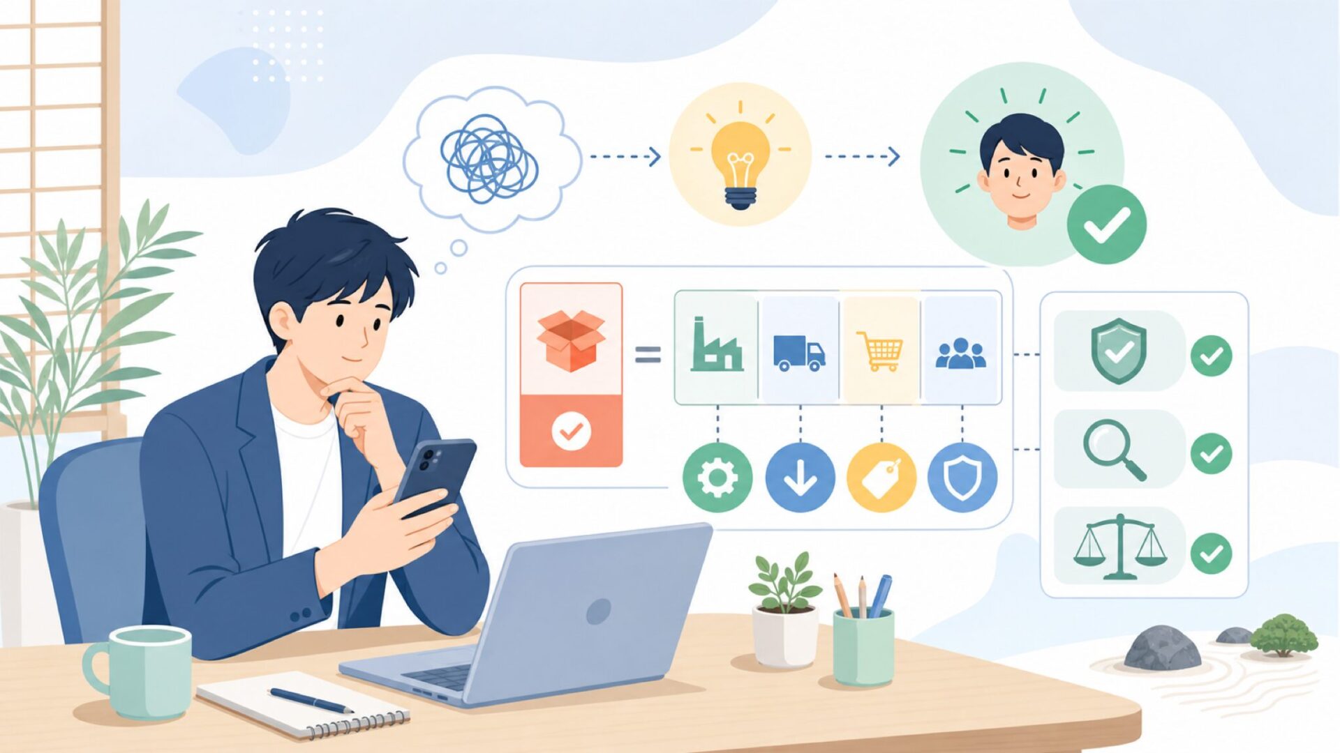 なぜEnertwistは安いのか — 価格の理由を分解するを表すイラスト