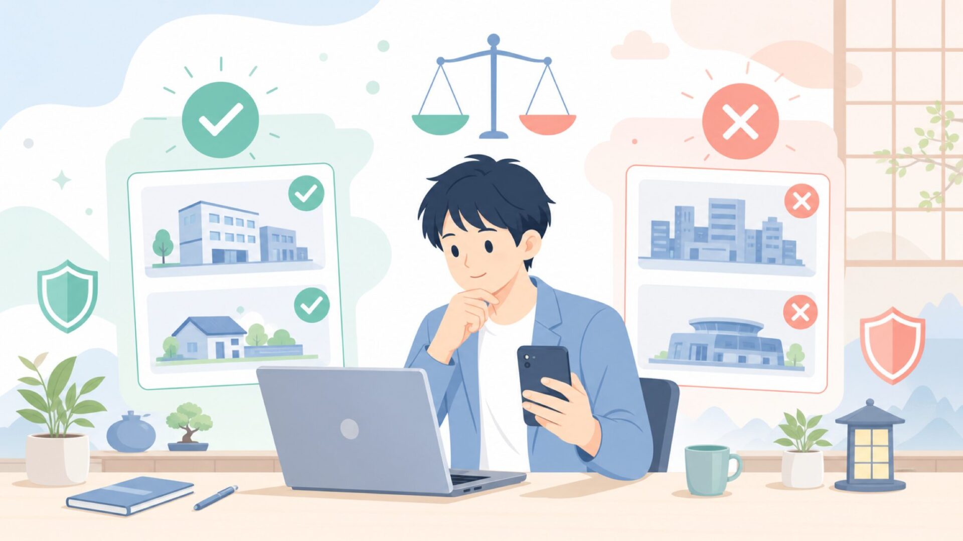 Reyeeを選ぶべき人・避けたほうがいい人を表すイラスト